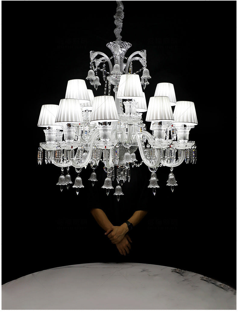 Baccarat's Grace (White, 12 Lights) Chandelier